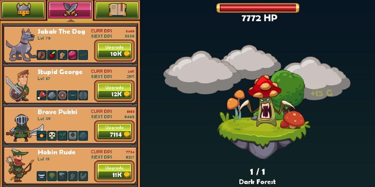 PocketGamer's tweet photo. Tapventures is @UnderwaterApps' free incremental Android RPG that involves a lot of tapping - http://t.co/O8KogrWnF5 http://t.co/W4y3nKpxo1