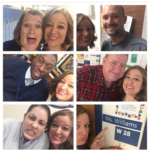 kayciKsmith's tweet photo. Selfies with my "W" friends!! #TigersonTwitter @Solly95 @CoachCTucker @mrs_mewilliams #andrews #allen #deshone http://t.co/E6Vu8ZhvIy