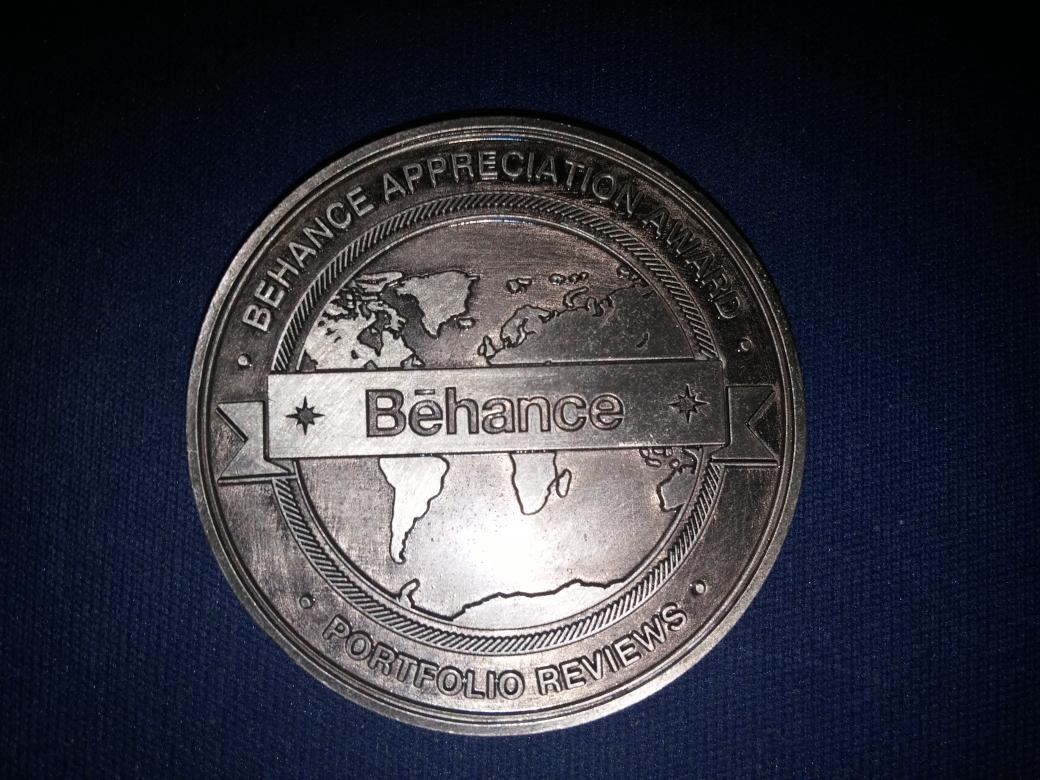 Won Appreciation Coin on Behance Game Design workshop. Thank you all for support :) #BelgradeBehance #BehanceReviews