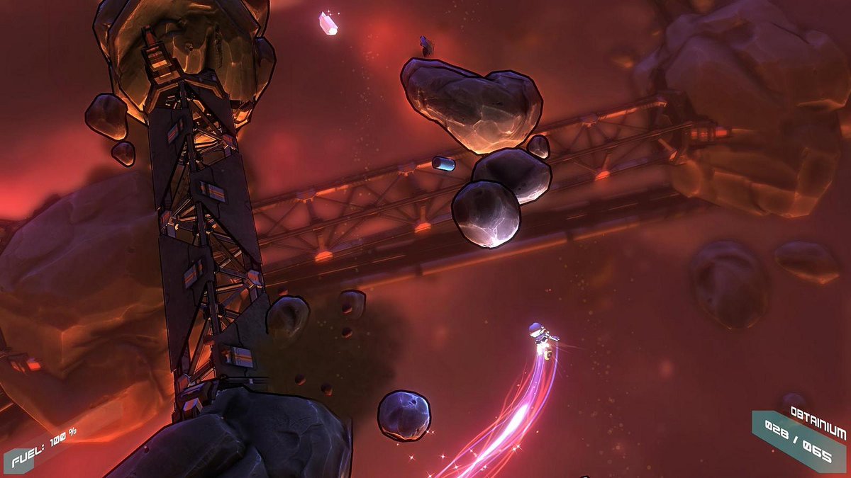 PlayStation's tweet image. Lost Orbit is a "dodge 'em up" coming to PS4 next year: bit.ly/1uZ1a0e Check it out at PlayStation Experience