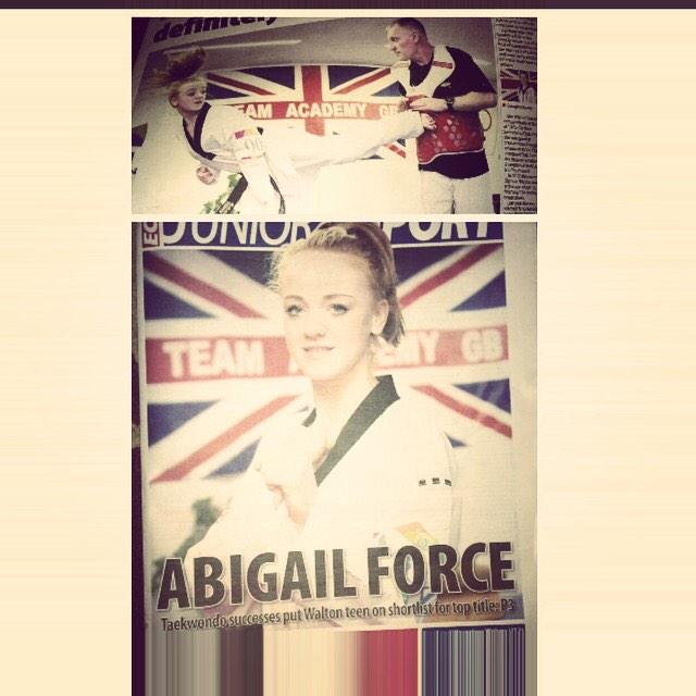 abigailtkd's tweet photo. Thanks to echo for the good piece @TeamSportsAid http://t.co/qQo12wDnDW