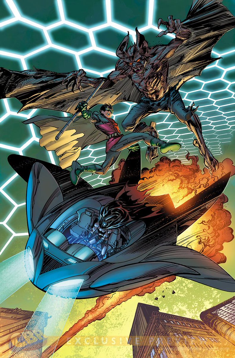 DCOfficial's tweet photo. Can Batman &amp; Robin put aside their differences with Red Hood in time? Find out in the Convergence tie-in this April. http://t.co/5RmlzgXVuv