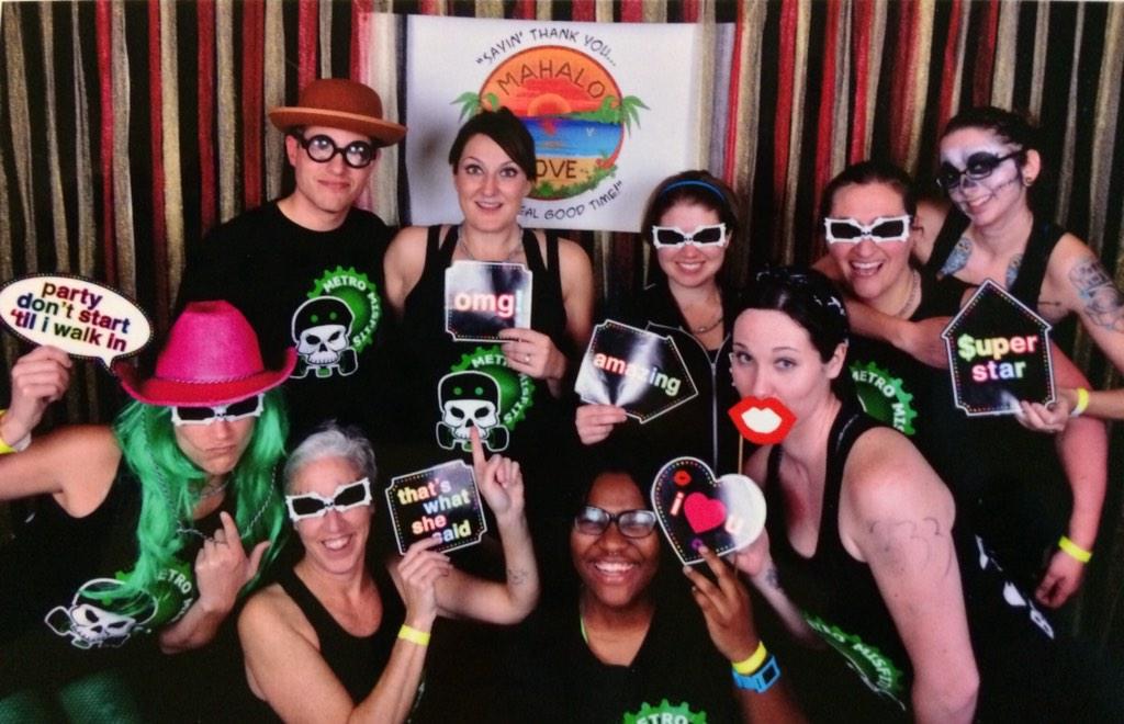 This was taken after we won last month's bout. Can we do it again? Come to the <a href="/NOVARollerDerby/">NOVA Roller Derby</a> champs on Sat to see!