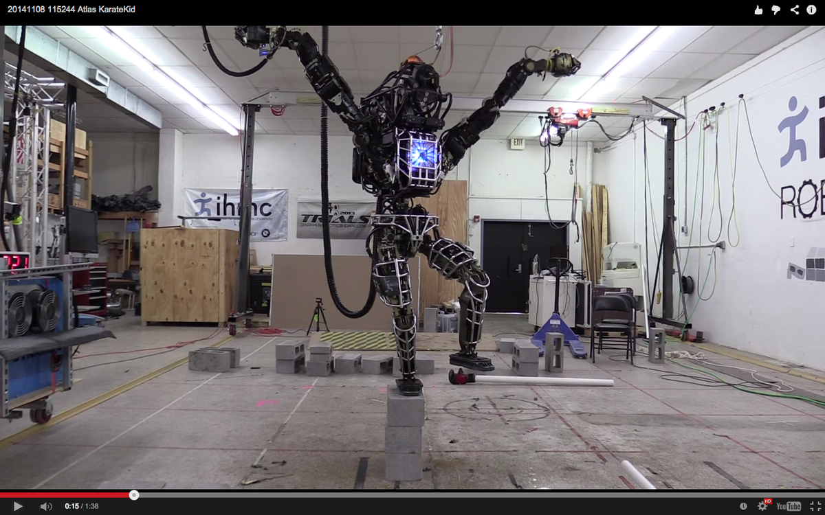 TesaPern's tweet photo. Finally A.I that's on my level, this Robot may be slow but it will soon kick ass! http://t.co/rJOqG7zXvN #KarateBot http://t.co/aMxteYSbFE