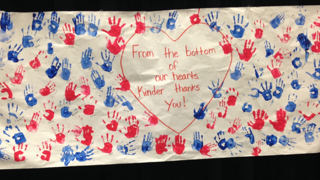 Bammel Kindergartners would like to say THANK YOU to all Veterans! <a href="/BammelElem/">Bammel ES</a> #4excellence