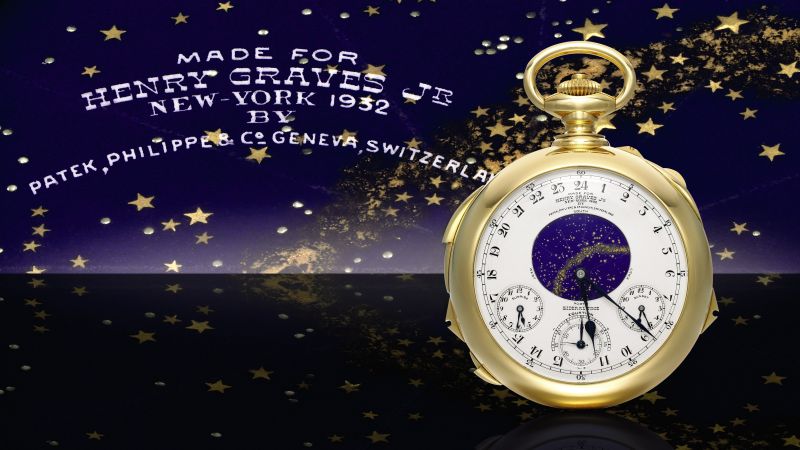 Sothebys's tweet photo. TIMELESS SUPERSTAR Henry Graves' #Supercomplication sells for $24m - Auction Record for a timepiece + #PatekPhilippe http://t.co/regM4HKjDs