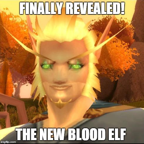 Obscene11's tweet photo. Blood Elf for Warlords of Draenor is revealed. #worldofwarcraft #wow #Warlords #WarlordsofDraenor http://t.co/C2BNtuUc6h