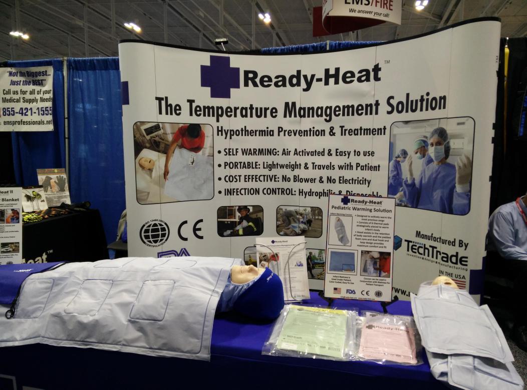 ReadyHeatRescue's tweet photo. Showing our products @EMSWorldNews in Nashville! Stop by booth 915 for a free sample! http://t.co/bWnVsSp8OB