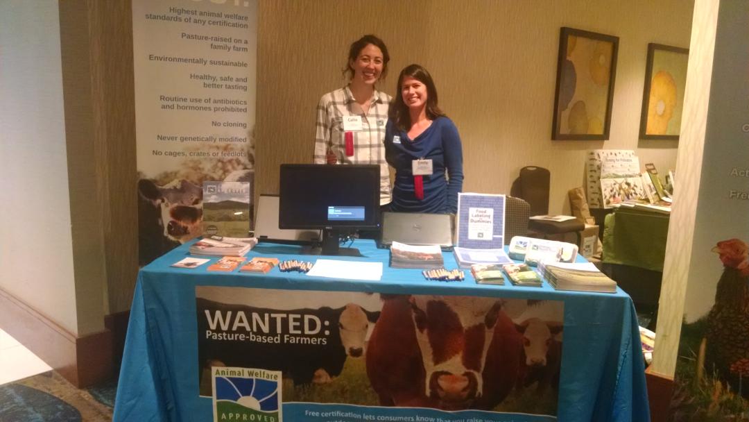 GrowSmallFarms's tweet photo. Visit the @AWAapproved booth at the @carolinafarm #Sustainable #Ag Conference! #sac14 http://t.co/DAX7kIZt4N