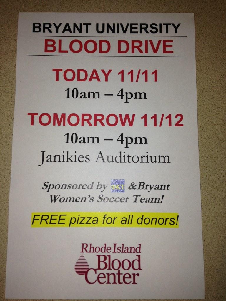 Check out our table along with the Woman's Soccer Team outside of Salmo and give blood today and tomorrow