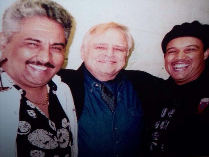 Con el Godfather Marlon Brando y Víctor Vázquez!