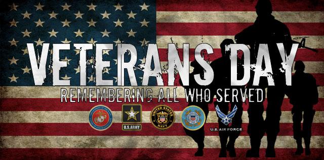 Happy #VeteransDay to all who served! #Army #Marines #Navy #AirForce #CoastGuard #VeteransDay2014
