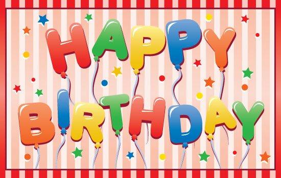    Happy Birthday;  Congrats on the win  