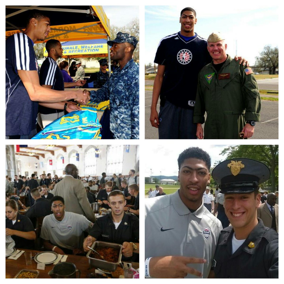 AntDavis23's tweet photo. Thank you to all the Veterans! And not just today, thank you every day for the sacrifices you make #Salute http://t.co/frf4XmZBWR