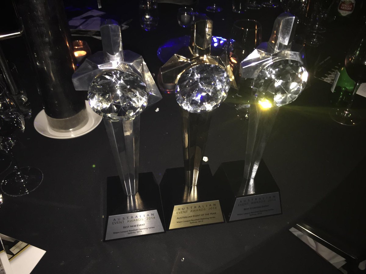 #MLBSydney2014 won #EventoftheYear, #BestSportingEvent and #BestNewEvent of 2014 #MajorLeagueBaseball =)