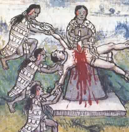 mirange58's tweet photo. #AztecSacrifice.  Heart ripped out of living victim. http://t.co/6P0E45zw3Z