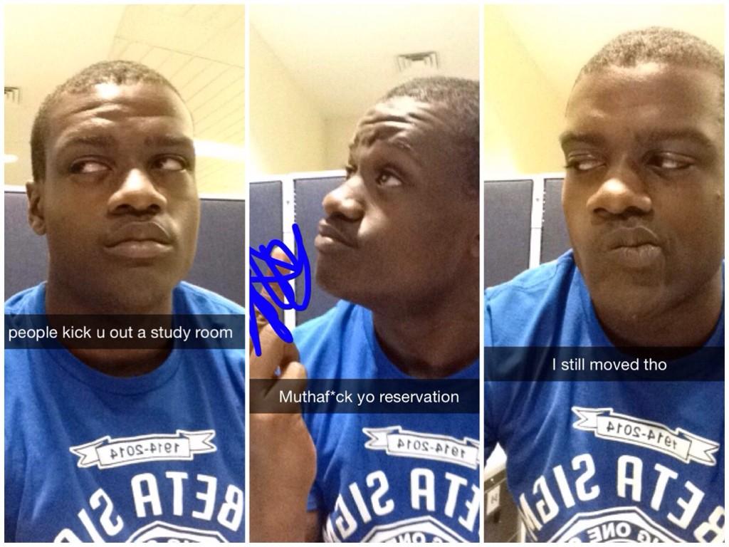 Noah__France's tweet photo. I might be Petty #JoynerLibrary http://t.co/drL4uoXHq2