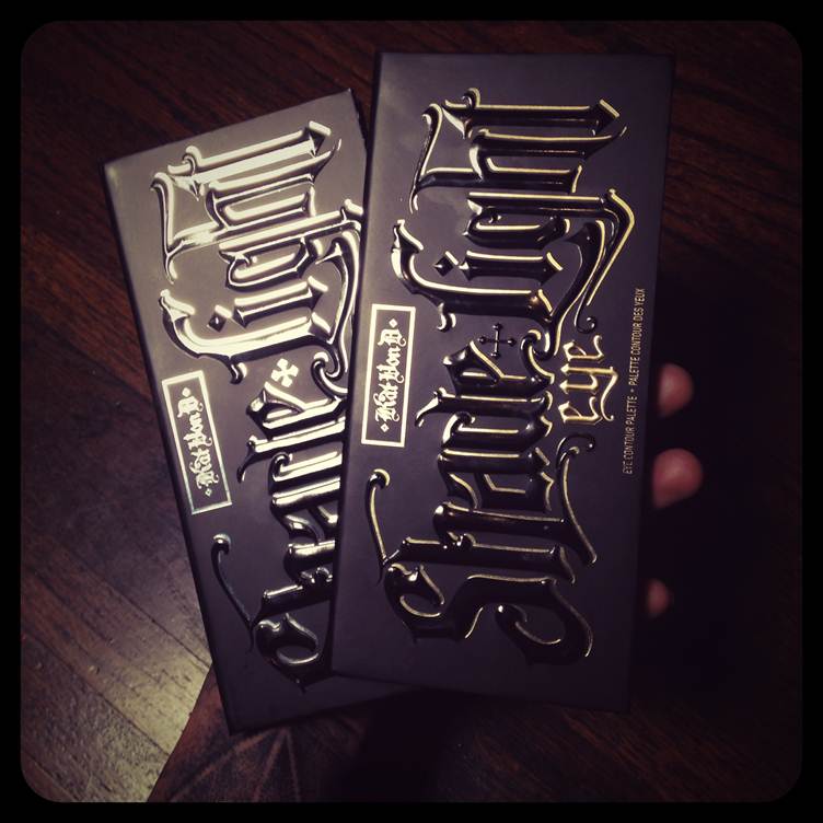 Sephora's tweet photo. GET READY, WORLD!!!  KvD CONTOUR FACE + EYES!  The Shade+Light Collection! - @thekatvond #SephoraTakeover #comingsoon http://t.co/NkMfF914Wo