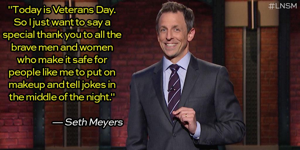 Late Night with Seth Meyers tweet media