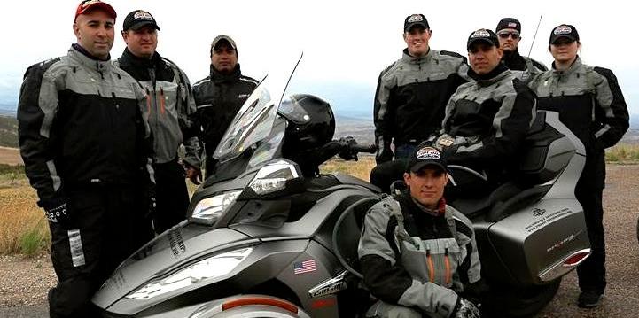 CanAm3Wheel's tweet photo. Today we show our appreciation for all veterans, especially our friends at @ProjectRoad. #RideASpyder http://t.co/Kc77Amnooa