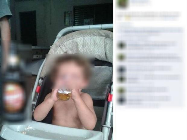 g1's tweet photo. Pais perdem guarda de filho de 1 ano após foto dele com cerveja ir para web http://t.co/JiWwB7oK1k #G1 http://t.co/I5VQm1DSbn
