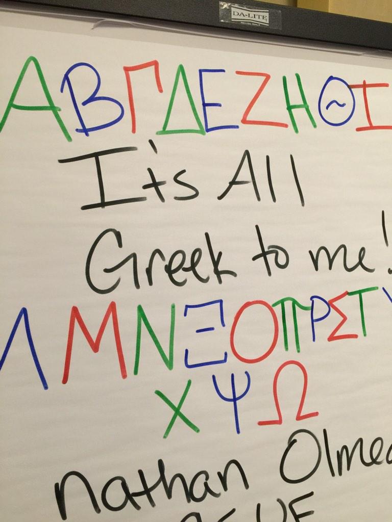 What do all these letters mean? Let's learn about Fraternity &amp; Sorority Life. #WRCGreek2Me #NASPAWRC