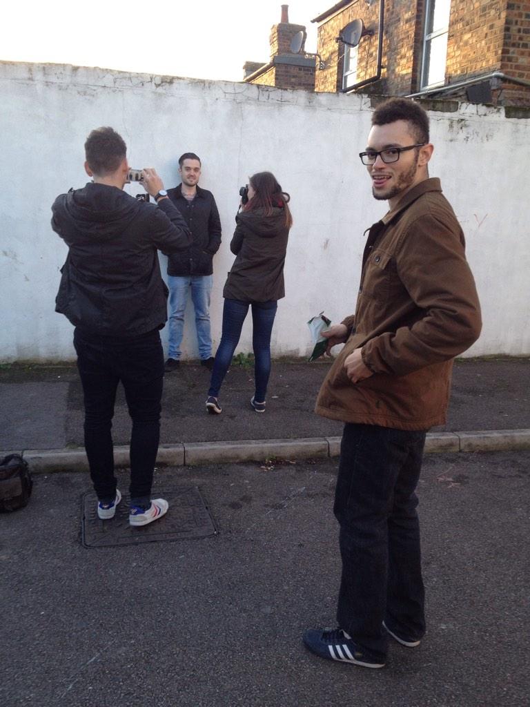 Here is a badhead taking a photo of a badhead having his photo taken #inceptionmoment