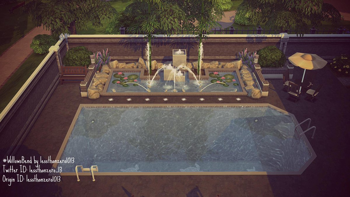 LessThanZero_13's tweet photo. @TheSims my latest build is all decked out for #PoolVember just added to the gallery today! :) http://t.co/pKb7Y61PHo