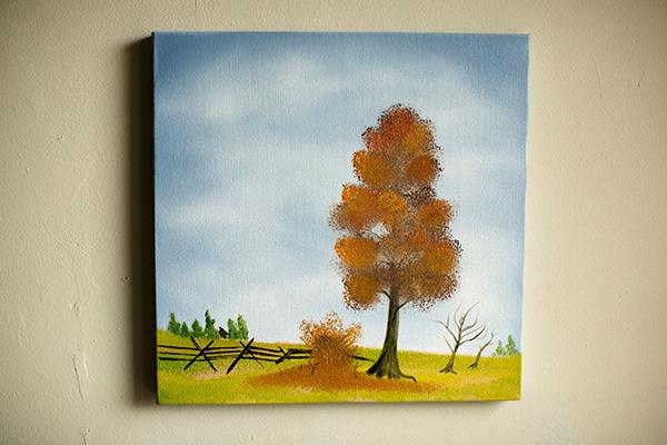 SubtlySpooky's tweet photo. Bigfoot at Gettysburg, oil on canvas, 8" x 8"  #bigfoot #sasquatch #gettysburg #art #painting #cryptozoology http://t.co/61NshFVwHd