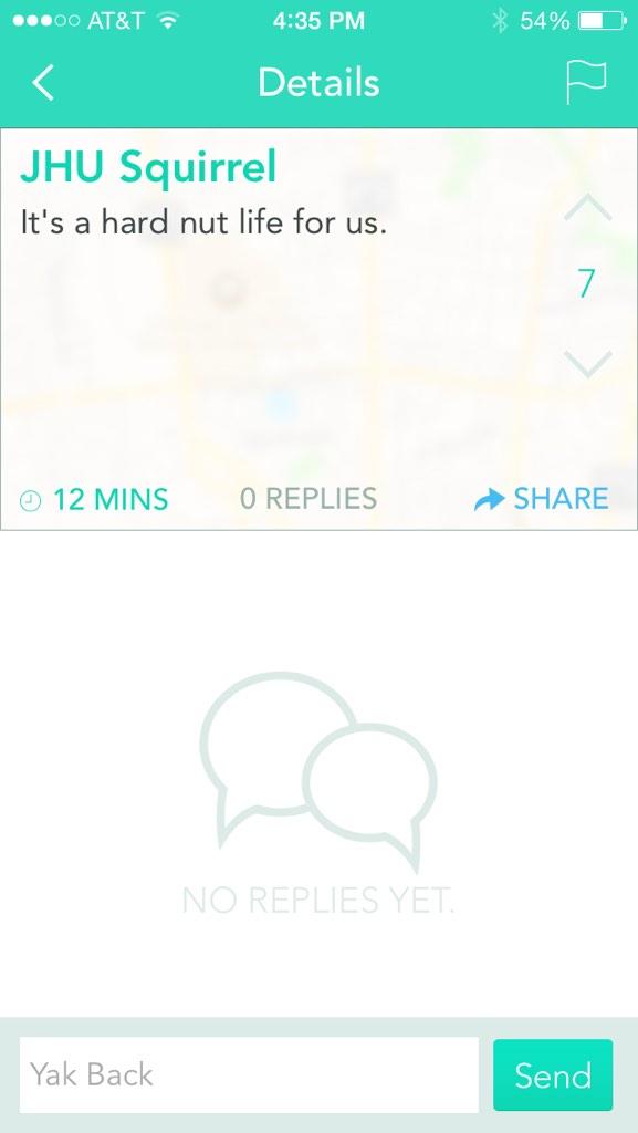 JhuSquirrels's tweet photo. Ugh who is taking my future tweets ?! http://t.co/DDzMF9JeDu