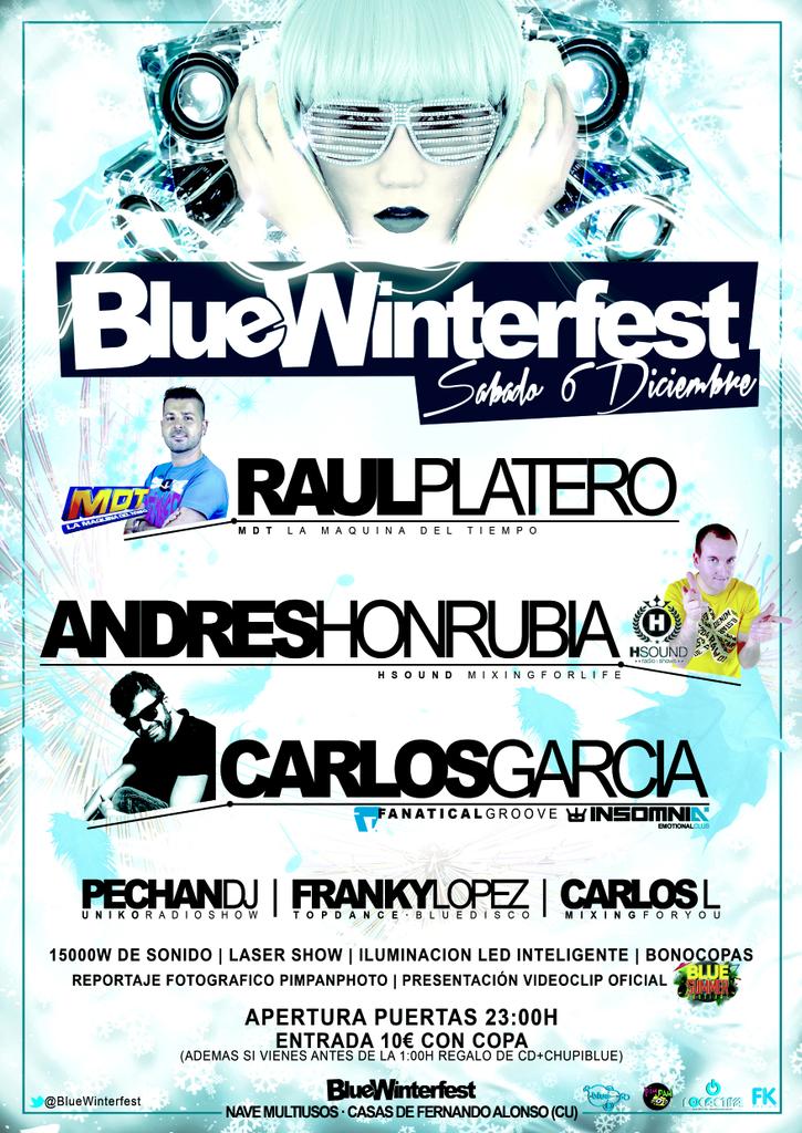 BlueWinterfest's tweet photo. Arrancando los motores... El 6 de Diciembre la liamos parda... @m_a_rocha @Luiskarblue @BlueTeatinos http://t.co/4vZWBvyUsA