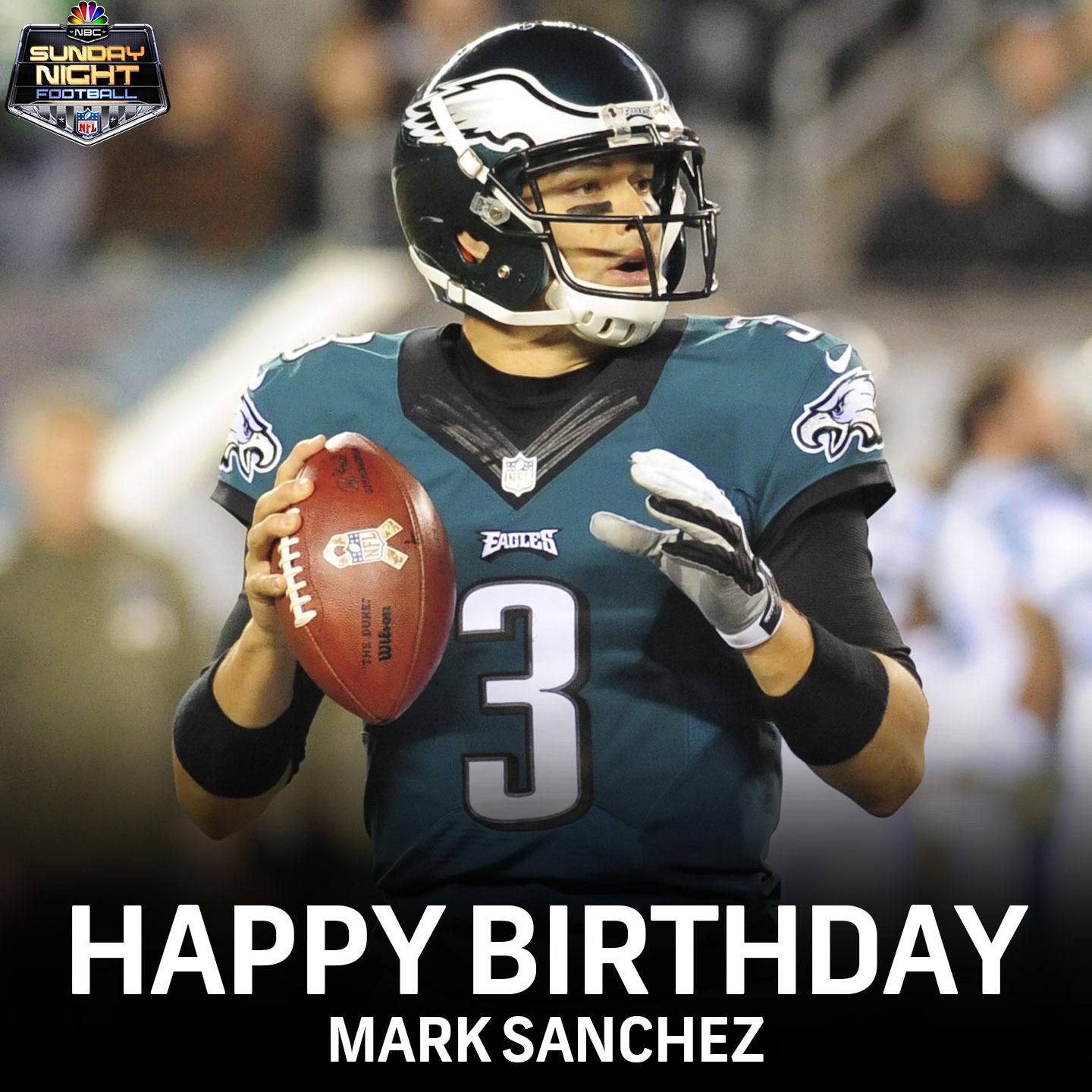 Happy Birthday Mark Sanchez! 