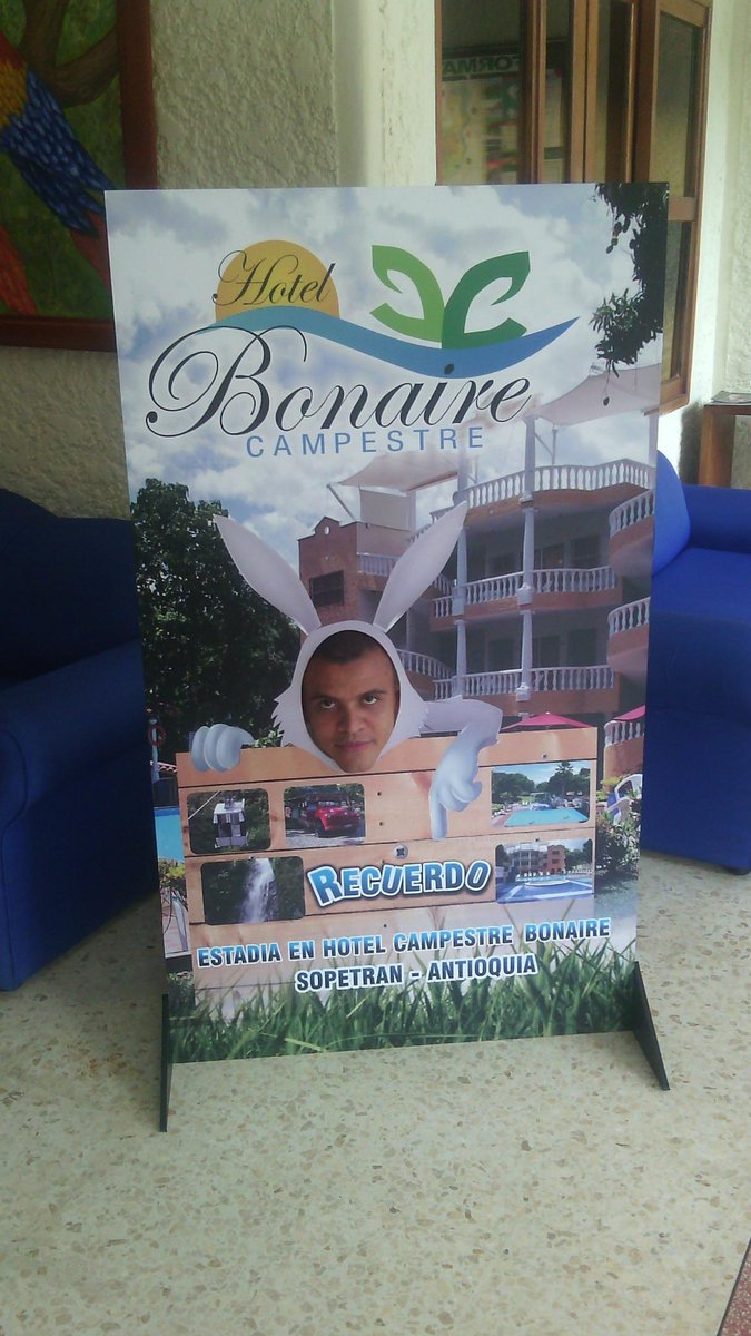 HotelBonaire's tweet photo. Te esperamos éste puente festivo en el Hotel Campestre Bonaire. Llévate éste recuerdo de tu estadía http://t.co/SGw8oKRBR9