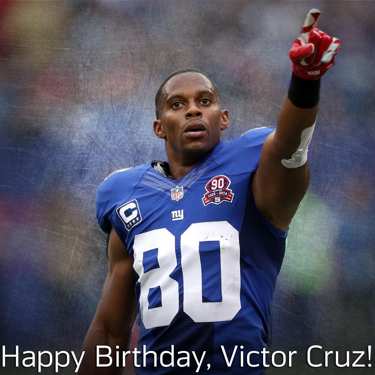 Happy Birthday to WR Victor Cruz! 