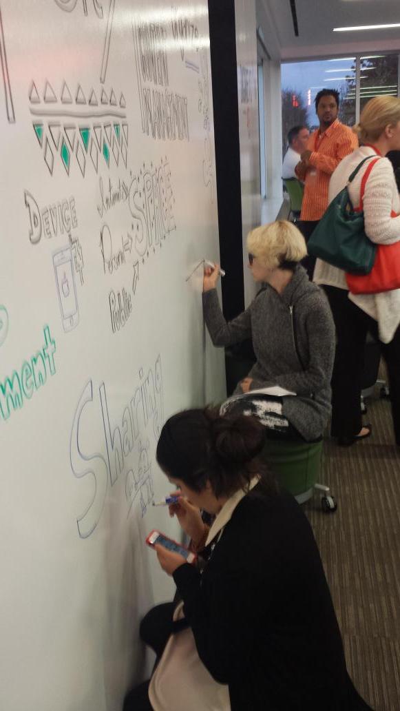 AFHBoston's tweet photo. finishing up another creative day @DistrictHall . @DigiRevCon was an awesome partner. #DigiRev14 - brilliant! http://t.co/sqBDTGqAae