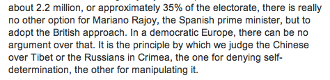 jaumeclotet's tweet photo. Spain’s mishandling of the referendum movement > Contundent editorial de The @guardian > http://t.co/slkGiSDSyV > http://t.co/4JHhQ97f2V