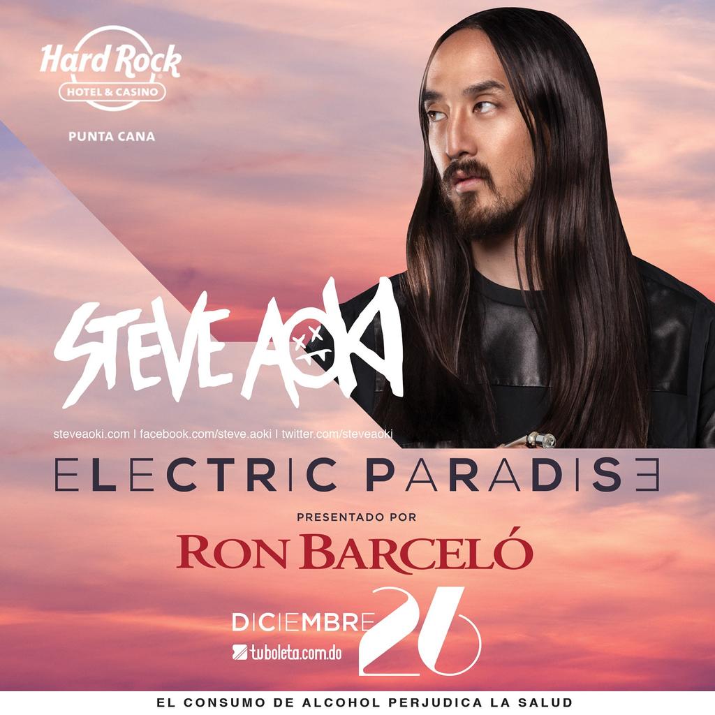 PAVevents's tweet photo. #thisisreal Steve Aoki en el #ElectricParadise http://t.co/bjhtN0F4UN