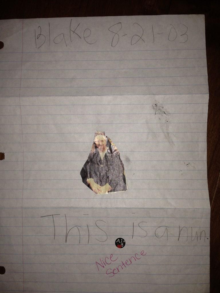 blakehaag's tweet image. I was a pretty smart second grader #highlevelthinking