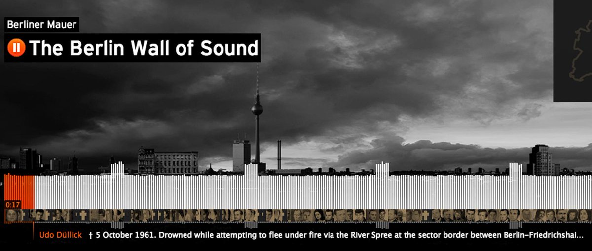 Hear the menacing Berlin Wall brilliantly recreated as a mournful soundtrack trib.al/KK9X5S7