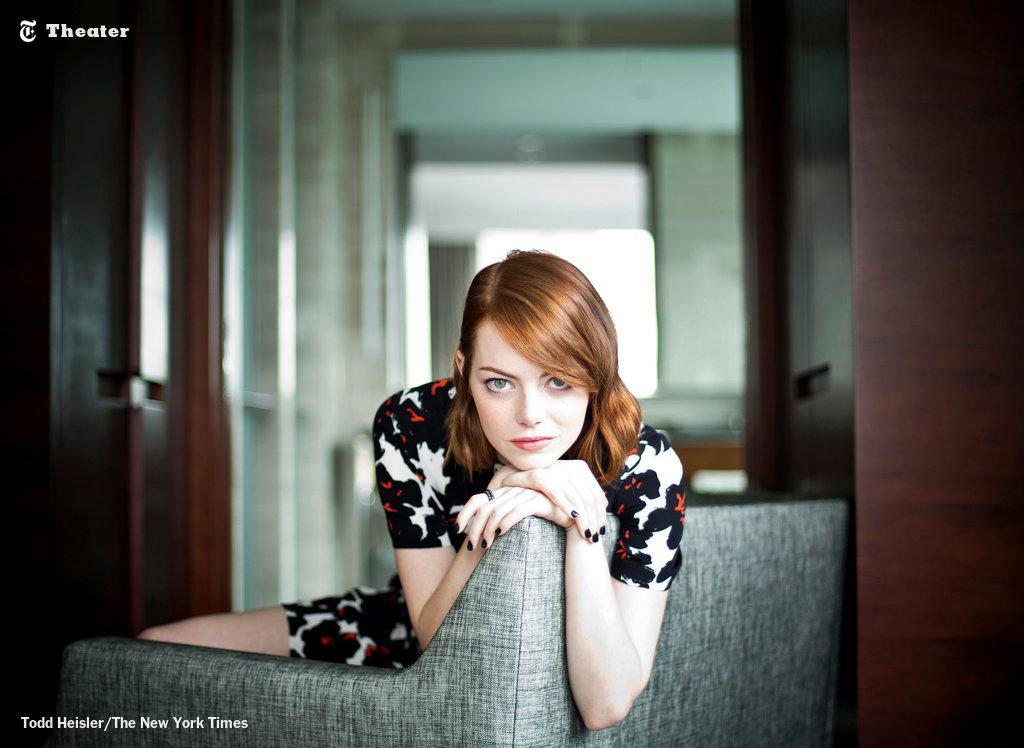 nytimesarts's tweet photo. Emma Stone debuts tonight in "Cabaret," proof that dreams come around again on Broadway http://t.co/TYEtreaBXB http://t.co/kFDkk66f1N