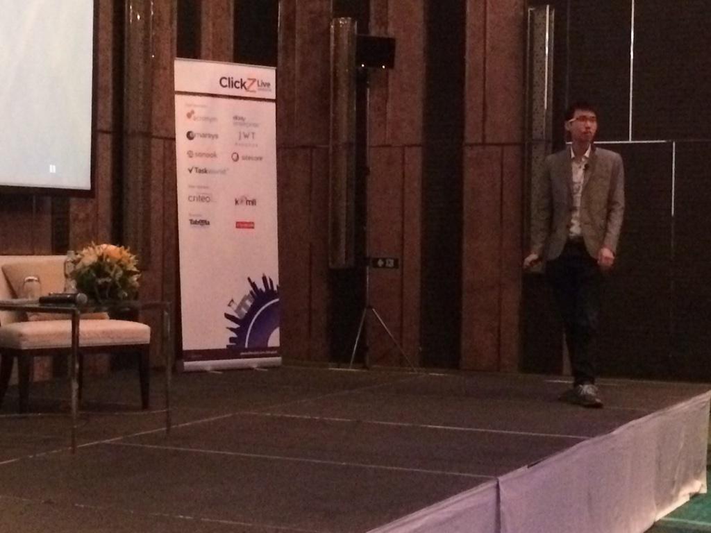 mikeynhk's tweet photo. Nuttakorn at ClickZ Live Bangkok!
Great talk!  Learning about holistic views!

#CZLBKK @ClickZAsia @nuttakorn http://t.co/ysobsgNJ2y