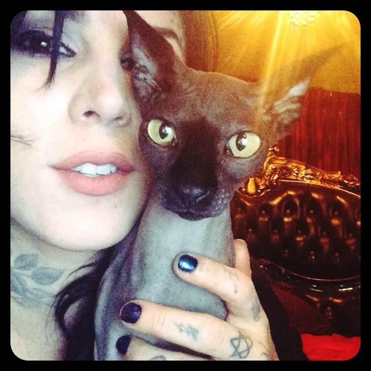 Sephora's tweet photo. I love u guys almost as much as I love Piaf! ;) Thx Sephora 4 letting me share 2day! @thekatvond #SephoraTakeover http://t.co/ZFnxtydfln