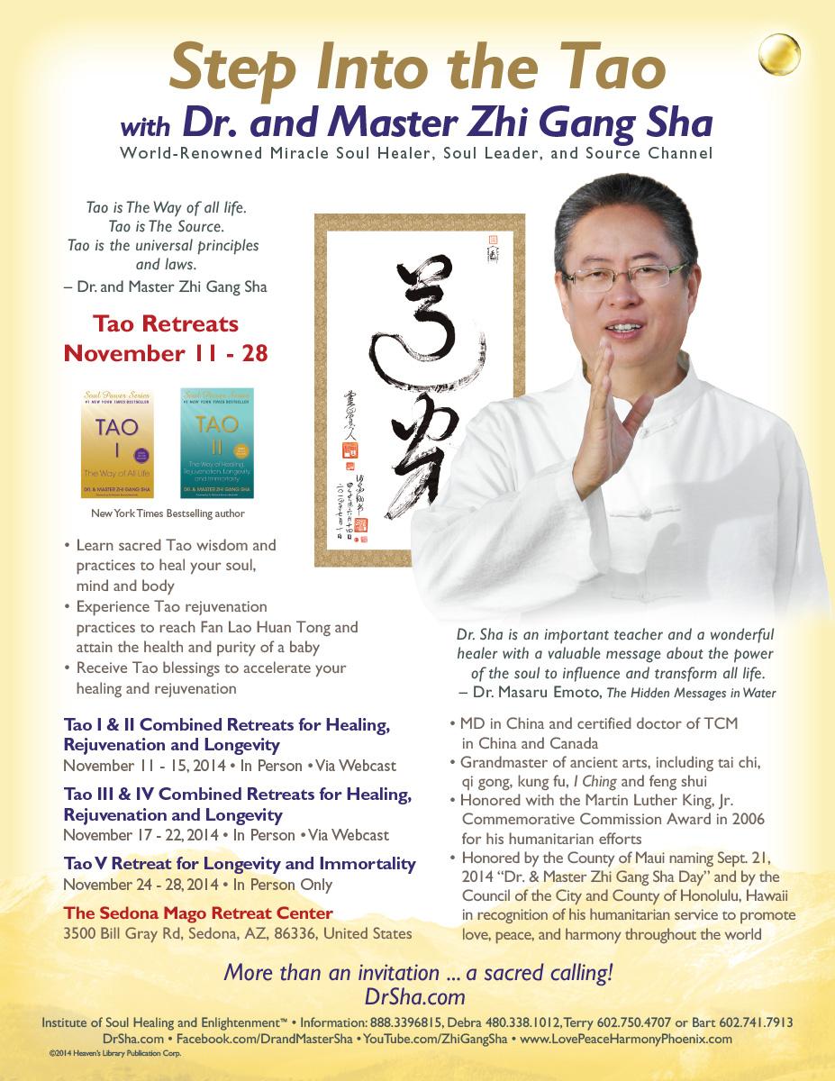 drandmastersha8's tweet image. PLZ RT .@CourseDaily #TAO Retreat #Sedona NOW-NOV28 Webcasts bit.ly/1wUK3NS  #MasterSha #SoulHealingMiracles