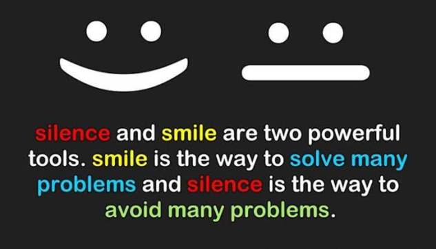 I live in silence :T