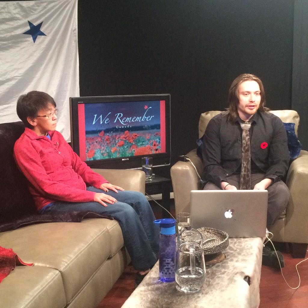Qanuq_Isumavit's tweet photo. LIVE in the Qanuq Isumavit studio now is the creator of 'Feeding my Family' Leesee Papatsie. APTN North http://t.co/ZajRLd7oMT
