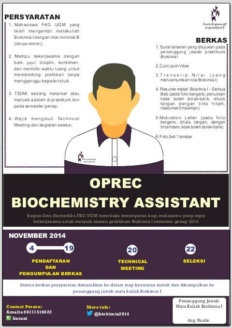 Biokimia I FKG UGM tweet media