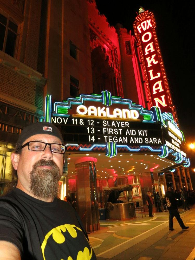 jasonreedphotos's tweet photo. Before the #Slayer concert at #FoxTheater on 11/11 in Oakland. #BeyondFrontRow #SuicidalTendencies #Exodus http://t.co/K8YszF07lE