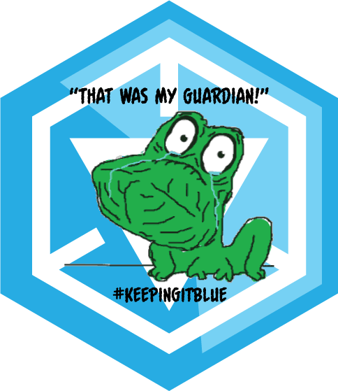 JimKeplinger's tweet image. "The tears of a frog." #ingress #keepingitblue