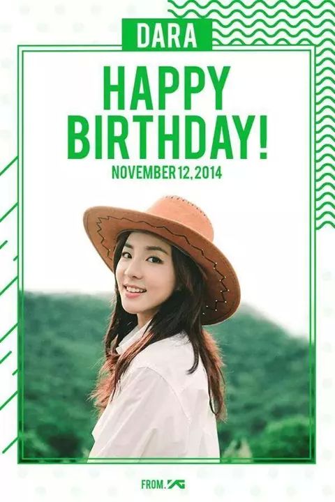 Happy lovely birthday pretty flawless baby face, sandara park   
