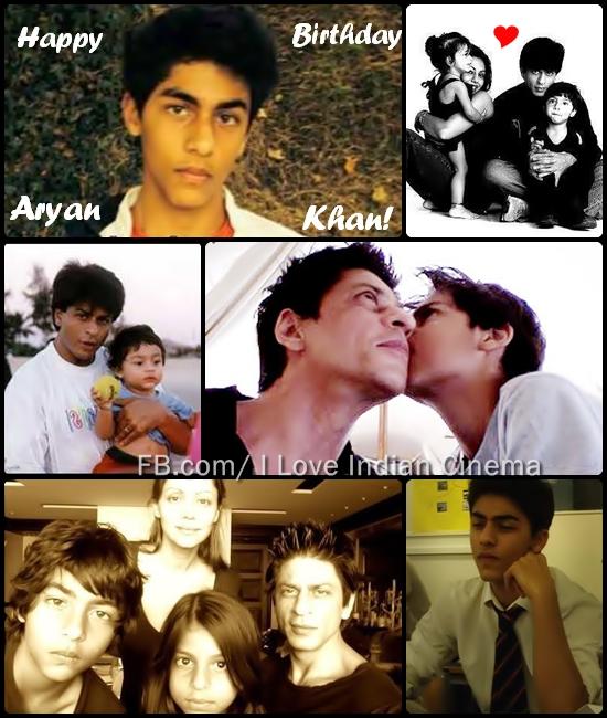 Happy Birthday Aryan Khan frm fans of      